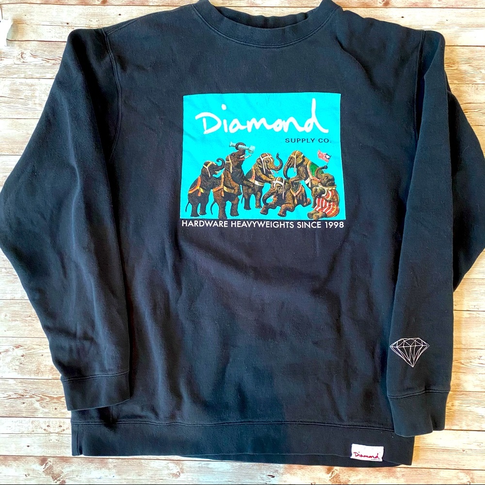 Diamond Supply Co. Crewneck Sweater Size Large